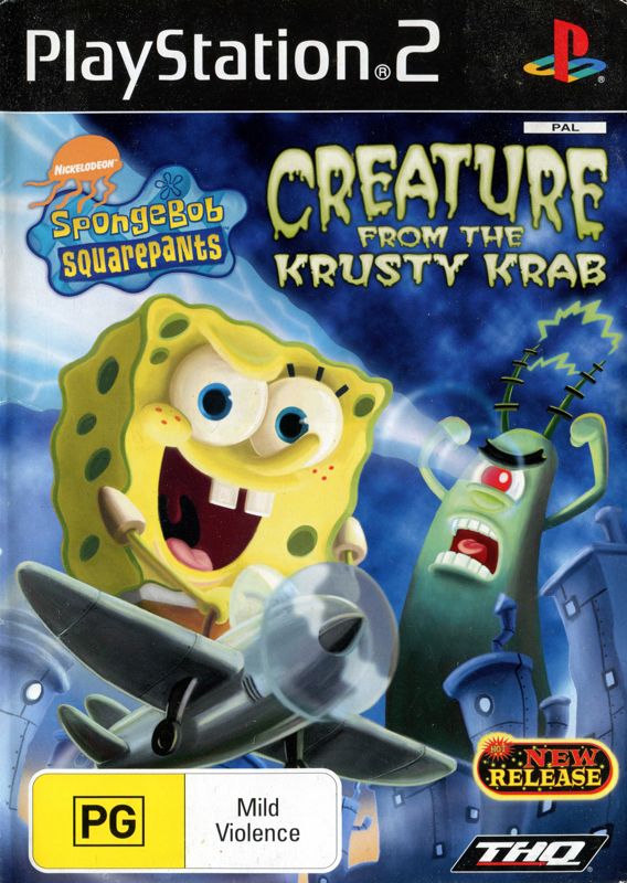 SpongeBob SquarePants: Creature from the Krusty Krab box art for Wii